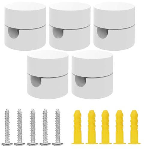 5 Stück Affenschaukel Lampe, Kabelhalter Decke, Affenschaukel,Kabelhalter Decke,Deckenbefestigung für Lampen-Diy,Deckenbefestigung,Aufputz-Kabelhalterung Zur Aufhängung