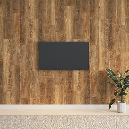 Xichuzi Wandpaneele Holzoptik Braun PVC 2,06 m Deckenpaneele, Wall Panel, Wandverkleidung, Wandgestaltung, Dekorative Wandpaneele, Wanddeko 351819