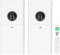Kit de Sensor IR de compuerta de fotocélula de 12 a 24 V, abreador automático de Puertas automáticas del Sensor de Haz infrarroja para Puertas de Garaje con un Detector de (White)