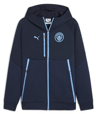 PUMA Manchester City Men's PUMATECH Hoodie - Navy - S