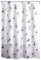 RIDDER Duschvorhang Textil Cats schwarz 180x200 cm