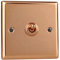Varilight 1-Gang 10A 1- or 2-Way Toggle Switch Polished Copper