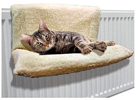 Guilty Gadgets Panier chauffant en polaire pour chat et chien - Lavable - Pour animal domestique