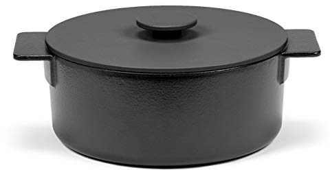 Cocotte Surface Fonte Noire D23 cm 3 L Tous Feux