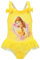 Disney Principessa Ragazze La Bella e la Bestia Costume da Bagno One Piece Belle Costume da Bagno Giallo 3-4 Anni