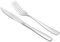 Annkky Set of 12 Steak Knives and Forks, Stainless Steel Cutlery Fork and Knife