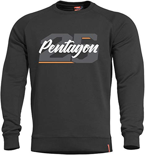 Pentagon Herren Hawk Sweatshirt Twenty Five Schwarz Größe M
