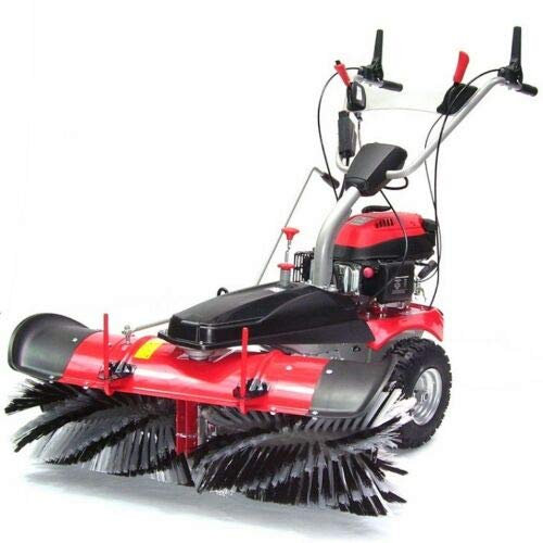 D&L Benzin Kehrmaschine 55743 Motorbesen 1000mm E-Start Kehrbesen Schneefräse