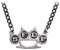 Five Finger Death Punch Pendant Necklace Knuckle Duster Logo Official Metallic One Size