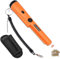 Pinpointer Metal Detector - Rilevamento Pinpoint Impermeabile Portatile a 360°con Luce LED e Vibrazione Automatica Alta Sensibilità per Caccia al Tesoro Oro, Suono e Vibrazione (Arancia)