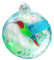 KKPLZZ Kolibri Weihnachtskugel, 2022 Weihnachtsbaum hängende Kugel, klare Acryl Vogel Planare Kugeln Segen Kolibri Ball Weihnachtsparty hängende Anhänger Dekoration