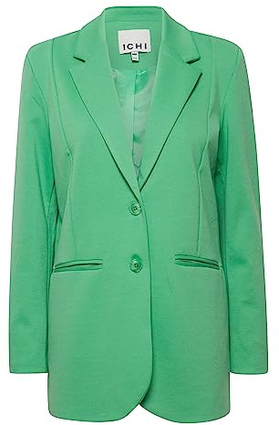 ICHI IHKATE SUS Oversize BL Damen Blazer Longblazer Jacke Long-Blazer mit Knöpfen Stretch und Reverskragen