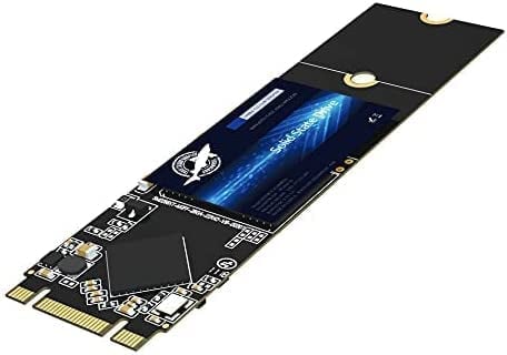 Dogfish SSD 4to M.2 2280 NGFF SATA III 6 Go/s Disque Dur SSD Interne 3D NAND TLC 1,75 Million d'Heures Mtbf pour PC Ordinateurs Portables Et Ordinateurs De Bureau (M.2 SATA SSD 4To)