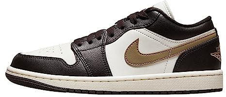 Nike WMNS Air Jordan 1 Sneaker für Damen, Algae Sail Brown Brown Shade, 7