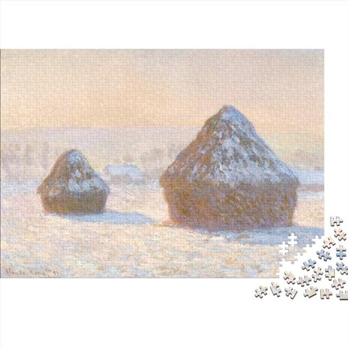 Claude Monet 1000 Teile Weltberühmte Gemälde Puzzle Spiele, Gemälde Puzzle, Geburtstagsgeschenke, Für Weihnachten Und Valentinstag, Familienlernspiel