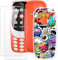 MILEGAO Nokia 3310 2017 Hülle + 2 Displayschutzfolien aus gehärtetem Glas, ultradünne Stoßstange, stoßfeste weiche TPU-Silikon-Abdeckung Hülle für Nokia 3310 2017 (2.4”)