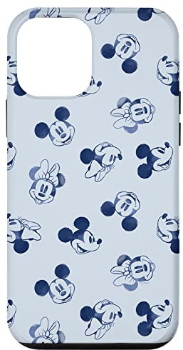 iPhone 12 mini Disney Minnie and Mickey Mouse Icon Faces Vintage Art Retro Case