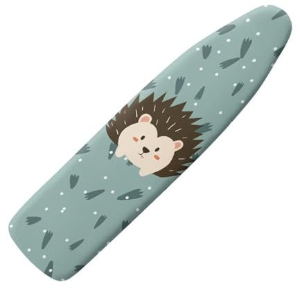 Belidome Cute Hedgehog Pattern Ironing Boards Covers Resists Scorching and Staining Adjustable Size