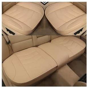 Nonuiny Rücksitzbezüge Autositzbezug Sitzpolster Für Mercede Für Benz A B C E S R G CL CLA CLK CLS ML GL GLA GLC GLE GLS X-Klasse(Beige Set)