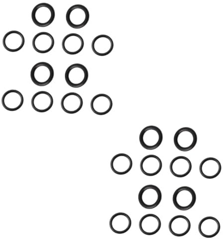 HAWILLOSCH 24 Stk Fahrradscheibenbremssattel O-ring Streichkit Scheibenbremsen-ersatzteil Fahrraddichtungen Bremssattel Dichtung Bremssattel Dichtsatz Kolbendichtung Des Bremssattels Black