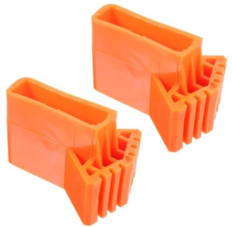 Angoily 2 Pièces Couvre-pied D'échelle Tapis De Pieds D'échelle Niveleur De Pied D'échelle Tapis De Pied D'escabeau Coussinets D'échelle Embouts D'échelle Plastique Orange