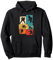 Eishockeyspieler Ice Hockey Vintage Eishockey Pullover Hoodie