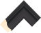 Customisable Bezel/Frame compatible with the Samsung Frame TV (55 inch) - Black Frames (Scoop Black 64mm)