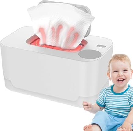 Sulxyi Wipe Warmer,Even Heating Wet Wipes Dispenser for Home Use | Gentle Portable Diaper Heater Space-Saving for Bedroom, Living Room