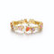 Zirkonia Ring Damen, 14K Gold Ringe 585 Gelbgold Ewigkeit für Verlobung Hochzeit Größe 54 (17.2)
