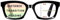 Hubeye Gleitsichtbrille Progressive Multifokus Lesebrille Damen Herren Anti-Blaulicht Sehhilfe Schwarze Retro Lesehilfe Leicht Federscharnier Blaulichtfilter Brillen 1.50