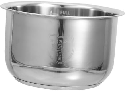 KICHOUSE Reiskocher Innentopf Edelstahl 2,5l Ersatztopf Haushaltskocher Vielseitig Einsetzbar