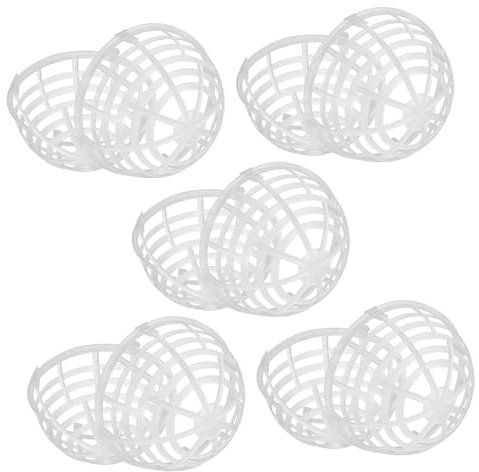 KONTONTY Supporto per Palla di Muschio per Acquario in Rete 10 Pezzi 12 Cm Copertura per Piantagione Barriera Protettiva per Piante Acquatiche Accessori per Acquario