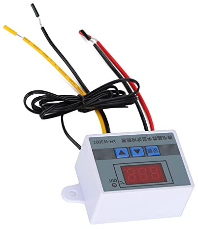 UPALDHOU Mikrocomputer -Digitaltemperatur -Controller Bequem Zuverlässige Inkubator Thermostat für die Luft und Wassertemperaturregelung für Kleine Größe (12V)