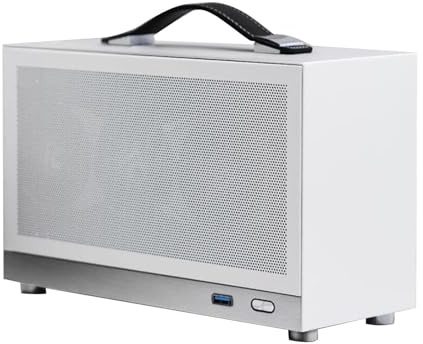 Mini ITX Computer Case - Compact and Durable Aluminum Alloy, Lightweight