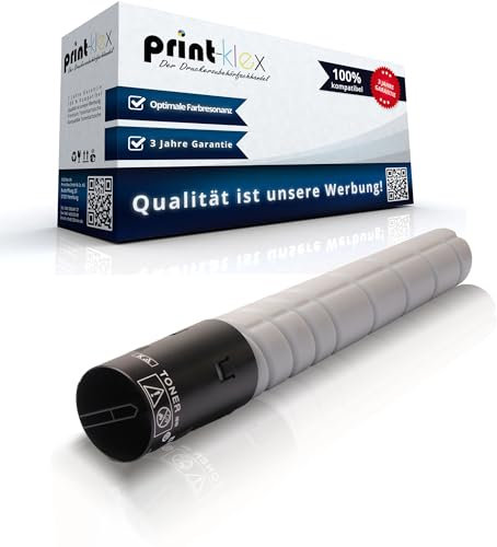 Print-Klex Tonerkartusche kompatibel für Konica Minolta Bizhub C 220 Bizhub C 280 A11G331 TN216K TN 216K TN 216 K TN216 Black Schwarz - Office Plus Serie