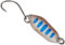 Spoon Forellenblinker 3,3g zum Wurffischen, Blinker für Barsch und Forellen, kupferfarben/Blaue Punkte