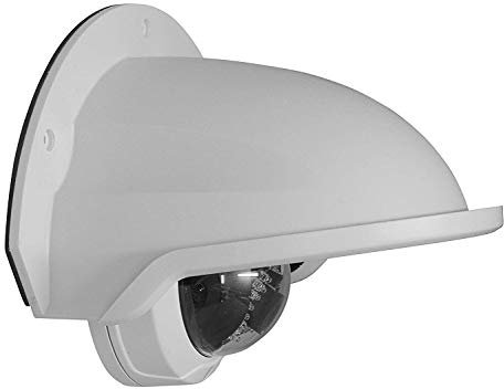SDS DS-1250ZJ Universal Sun Rain Shade Camera Cover Shield Cover Shield for Nest/Ring/Arlo/Dome/Bullet Outdoor Camera (1 Pack, White)