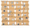 EKKONG Adventskalender zum Befüllen, 24 Adventskalender Kraftpapier Tüten mit 24 Zahlenaufklebern für Weihnachten zum Basteln und Verzieren, Weihnachts-Geschenktüte zum DIY