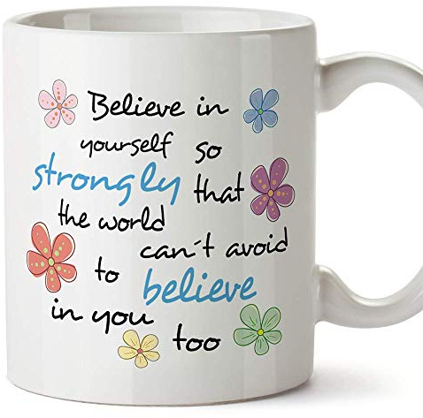MUGFFINS Motivational Mug - Motivation - Inspirational Gift/Present - Tea/Coffee Ceramic Cup 11oz