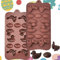 BUZIFU Stampi in Silicone per Pasqua Stampi per Uova di Pasqua per Cioccolato Stampi di Silicone Pasquali Stampi Cioccolatini Pasqua per Sapone Dolci Stampi di Pasqua per Caramelle Fai da Te Sapone