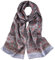 UK_Stone 100% Seide Paisley Blumen Halstuch Herren Schal (Paisley # 4 Grau)