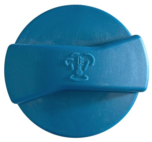 AUTOZOCO Tapon del tanque refrigerante del motor Azul - tapa deposito refrigerante - tapón vaso de expansión - 160 kPa - lista de OEM para compatibilidad con GRUPO VAG