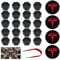Magic Select Radkappen und RadmutternKappen Set, kompatibel mit Tesla Model 3 Auto. (4 Radkappen + 20 Radmuttern Kappen)