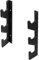 RPM Power Barbell Rack - Wandmontierte Langhantelablage für olympische Hantelstangen - Aufhängung & Wandhalterung für Hantelscheiben (Dreifach-Hantelstangenhalter)