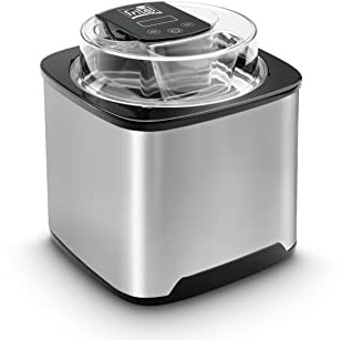 IM1252 Ice Cream Maker - Eismaschine mit Gefrierschüssel - 2L - zusätzliche Einfüllöffnung für Schokolade