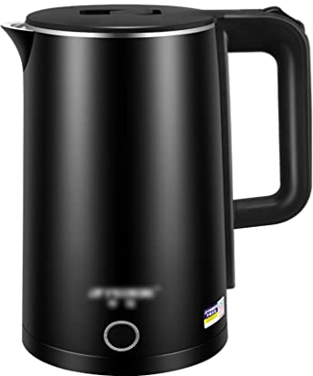 RSLEE 3L Electric Kettle Jug, Black, Boil Dry Protection, Cordless, Portable, Stainless Steel, 2.3E+2 Volts, Easy to Clean, GB Origin