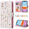 UEEBAI Wallet Case for iPhone 11 Pro 5.8 inch, PU Leather Phone Case Kickstand RFID Blocking Flip Case with Card Slots Wrist Strap Relief Engraved Pattern Magnetic Closure Folio Case - Vine