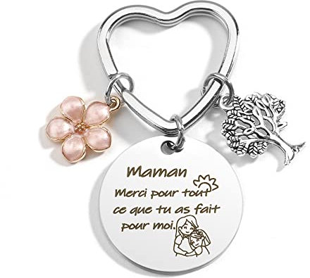 Cadeau Fête Des Mères - Porte-Clé Maman - Idée Cadeau Original Pour Anniversaire, Noël Et Future Maman