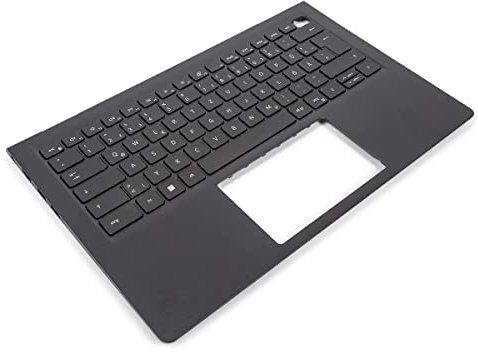 Dell Vostro 3420 USB-A Black Palmrest & GERMAN Backlit Keyboard for Plastic Chassis - 0HXH59 (41GV6) (Renewed)