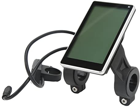 LCD Display 6 pin,Fahrradcomputer,Display Für Swagtron Eb7 Elektrofahrrad-Display Elektrisches Fahrrad M5 LCD Display Wasserdichtes Anschlussfeld Elektrischer Roller